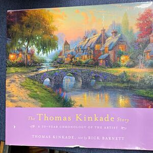 Thomas Kinkade The Thomas Kinkade Story Hardcover w/ Dust Jacket, 20-Year